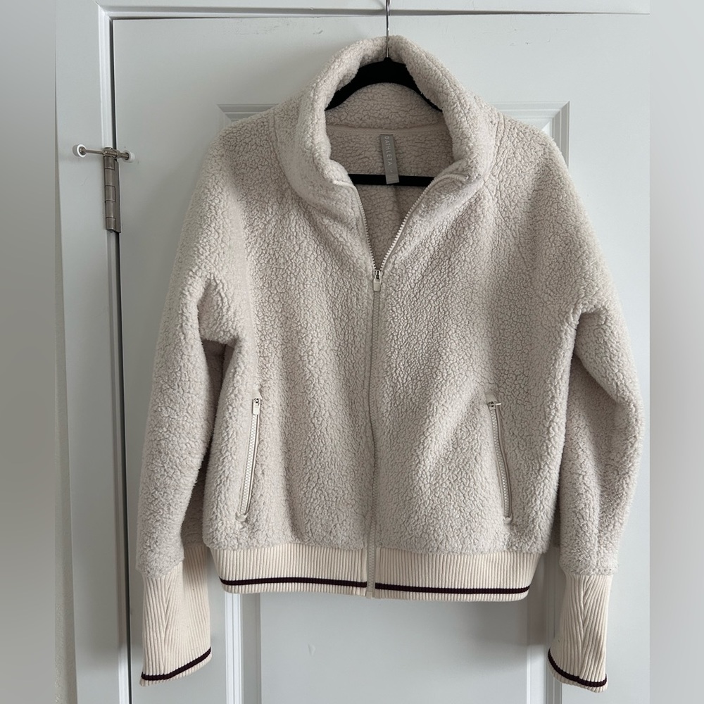 Athleta Tugga Sherpa Bomber Jacket